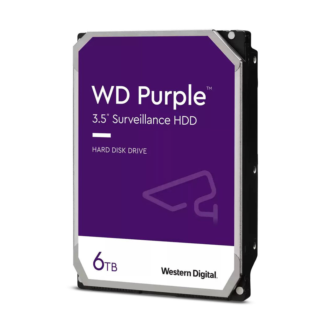 هارد دیسک اینترنال وسترن دیجیتال مدل Purple WD63PURZ ظرفیت 6 ترابایت
