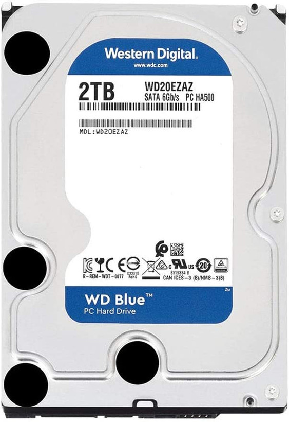 هارد دیسک اینترنال وسترن دیجیتال مدل Blue WD20EZAZ ظرفیت 2 ترابایت