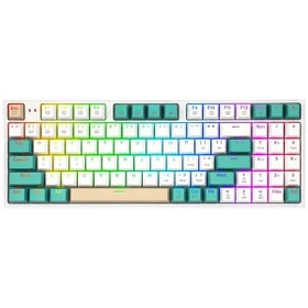 کیبورد بی سیم مکانیکال ردراگون مدل K643 WGC RGB PRO