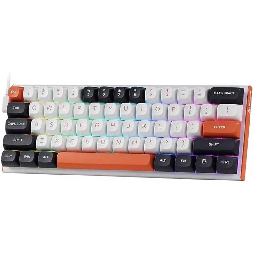 کیبورد گیمینگ ردراگون مدل Fidd K683 WBO با سوئیچ مکانیکال RGB با سیم