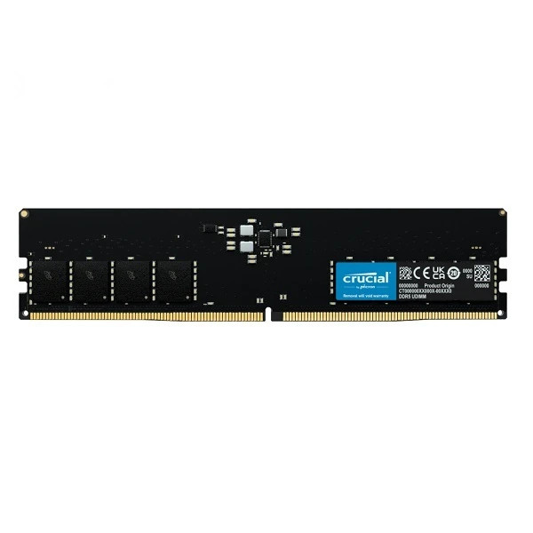 رم کامپیوتر کروشیال تک کاناله مدل CT8 فرکانس 4800 مگاهرتز DDR5 تایمینگ CL40 حافظه 8 گیگابایت